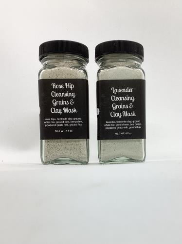 Cleansing Grains & Clay Mask with Bentonite Clay